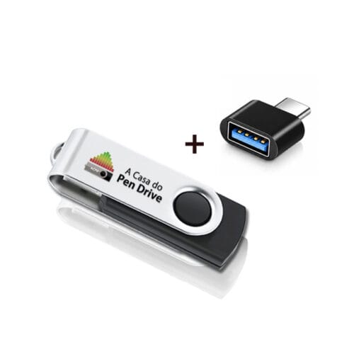 Pen Drive Gravado 16GB com mais de 2400 Músicas de Flashback